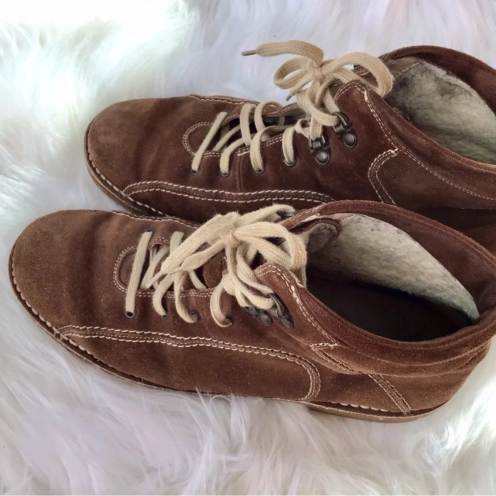 Josef Seibel Brown Suede Chukka Boots Cozy Lined Ankle Boots
